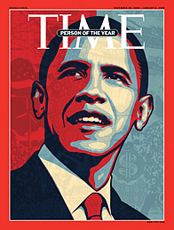 Muž roku Barack Obama.