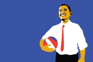Obama. Basketbalista, kulturista... a také budoucí prezident USA.