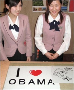 Japonsko Obamu miluje.