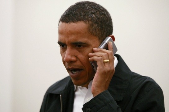 Budoucí americký prezident Barack Obama.