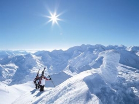 Lyžařsk&eacute; středisko Obergurgl-Hochgurgl.