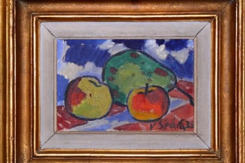 Špálovo Zátiší s ovocem z roku 1936.