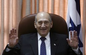 Izraelsk&yacute; premi&eacute;r Ehud Olmert.