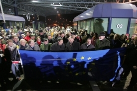 Oslavy vstupu do schengenského prostotu.