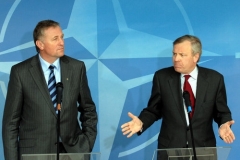 Mirek Topolánek a Jaap de Hoop Scheffer