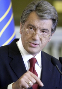 Ukrajinsk&yacute; prezident Viktor Ju&scaron;čenko.