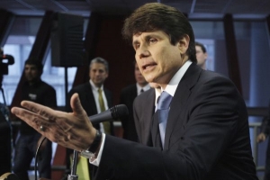 Guvernér Rod Blagojevich.