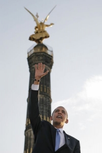 Evropa Obamu miluje, někteří se bojí, aby nepřišlo kruté střízlivění.