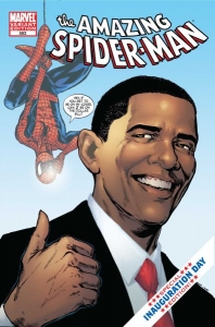 Inauguračn&iacute; vyd&aacute;n&iacute; komiksu o Baracku Obamovi.