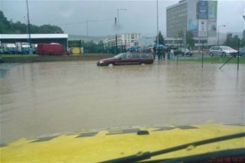 Záplavy na východním Slovensku.