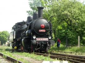 Vlak na Dobříš.