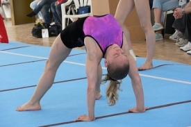 Gymnatka Kristýna Pálešová.