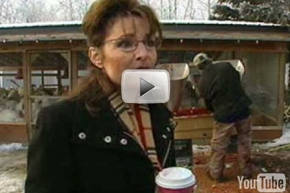 Sarah Palinová na krocaní farmě