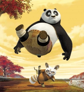 Pandy nečeká na Tchaj-wanu vyhazov (panďák Po z filmu Kung-fu panda).