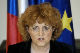 Ministryně obrany Vlasta Parkanová.