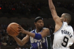 Ilustrační foto - Tony Parker (vlevo) z týmu San Antonio