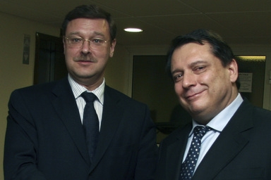 Jiří Paroubek a Konstantin Kosačov.