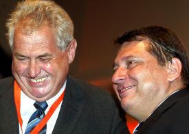 Miloš Zeman s Jiřím Paroubkem