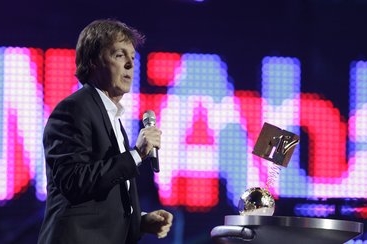 Paul McCartney získal ocenění pro největší legendu populární hudby.