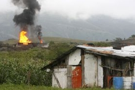 po &uacute;toku na mexick&yacute; plynovod, z&aacute;ř&iacute; 2007