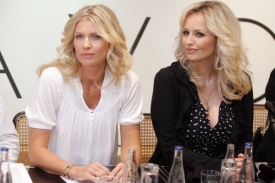Daniela Pe&scaron;tov&aacute; (vlevo) a Adriana Sklenař&iacute;kov&aacute;-Kerembau.