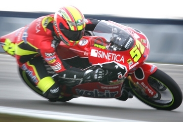 Český motocyklista Lukáš Pešek