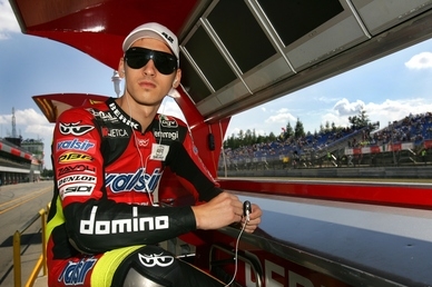 Motocyklista Lukáš Pešek 