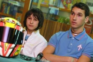 Na snímku z roku 2006 vpravo Lukáš Pešek a vlevo jeho bratr Karel.