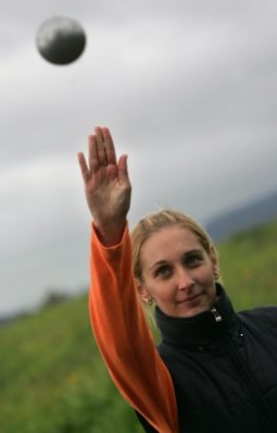 Romana Vokrouhlíková, členka stříbrného týmu v pétanque
