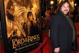 Peter Jackson na premiéře filmu Pán prstenů: Návrat krále.
