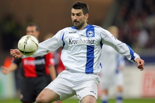 Petr Gabriel ještě v dresu bundesligového Bielefeldu.