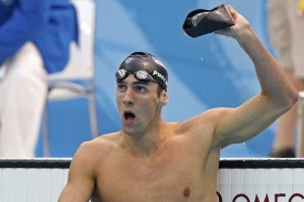 Americký plavec Michael Phelps.