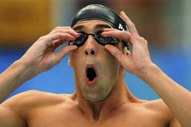 Americký plavec Michael Phelps.