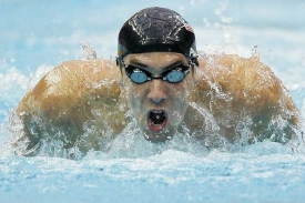 Americký plavec Michael Phelps.