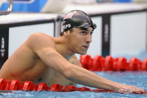Americký plavec Michael Phelps.