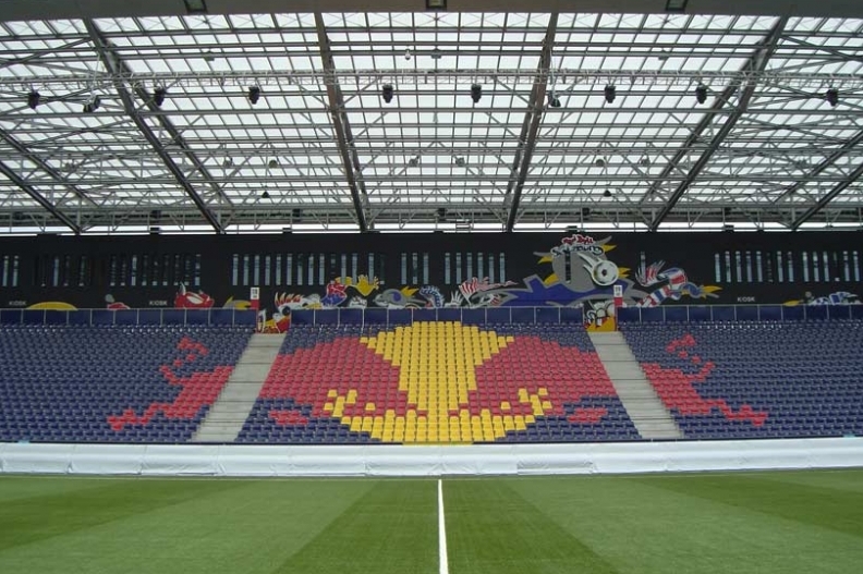 Stadion Red Bull Salcburk.