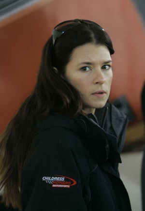 Danica Patricková, adeptka na místo v týmu formule 1.