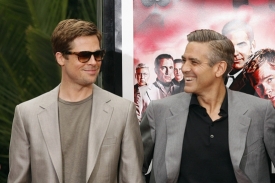 George Clooney bude kmotřencem Pittových dvojčat.