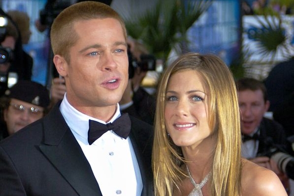 Brad Pitt a Jennifer Anistonová.
