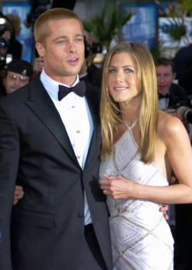 Herec Brad Pitt a Jennifer Anistonov&aacute;.