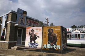 Filmové studio v Pchjongjangu.