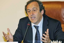 Předseda evropsk&eacute; fotbalov&eacute; unie Michel Platini.