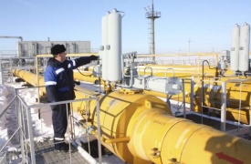 Gazprom obvinil Ukrajinu z kr&aacute;deže plynu v plynovodu.