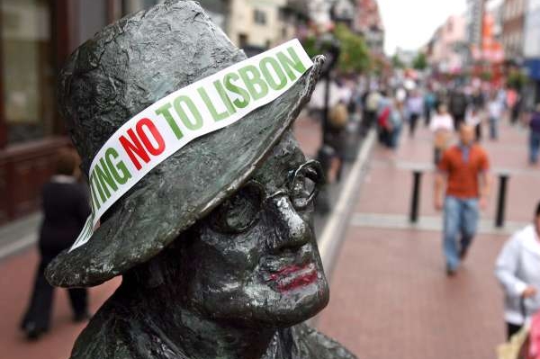 NE Lisabonu říká i literát James Joyce v centru Dublinu.