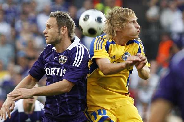 Jan Polák (vlevo) možná opustí Anderlecht Brusel. 