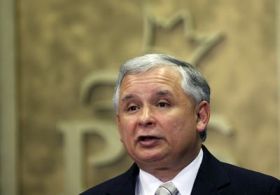 Polský premiér Jaroslaw Kaczyński