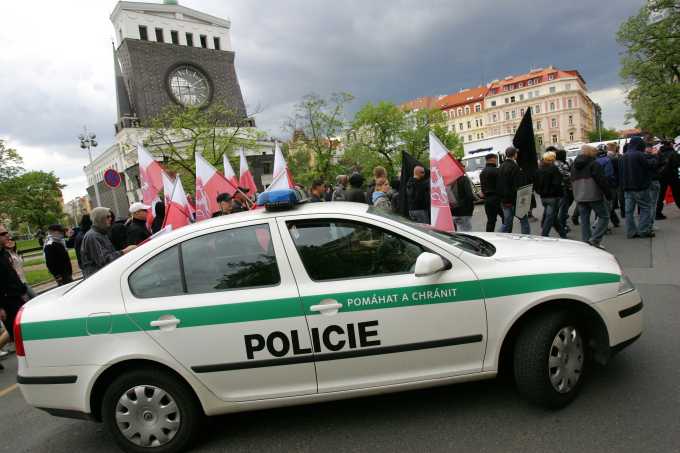 Policejní auto - ilustrační foto.