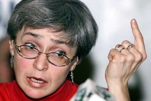 Zavražděná Anna Politkovská.