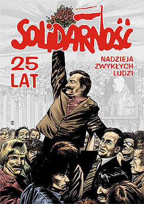 Walesa a Solidarita jako komiks.