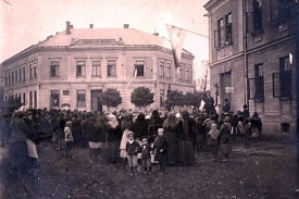 Poruba ve Slezsku v říjnu 1918.